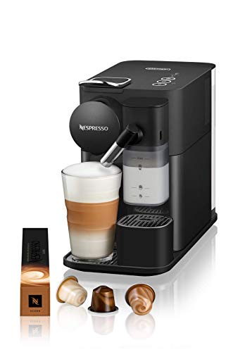 Nespresso Lattissima One EN510.B, Macchina da caffè di De Longhi, Sistema Capsule Nespresso, Serbatoio acqua 1L, Nero