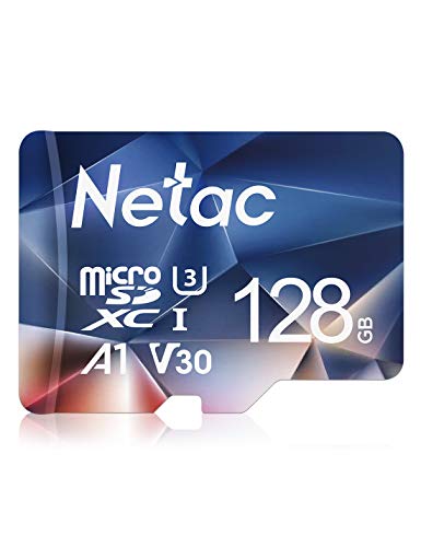 Netac 128GB Scheda Micro SD, Scheda di Memoria A1, U3, C10, V30, 4K...