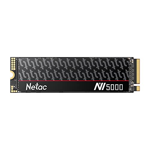 Netac NV5000 1TB NVMe 1.4 SSD interno M.2 PCIe 4.0 PS5 SSD 1TB con dissipatore