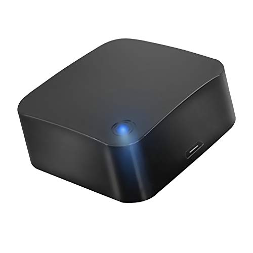 Newgoal Wifi (2.4Ghz) telecomando universale per aria condizionata TV DVD con telecomando Tuya Smart Life APP smart home hub controller, compatibile con Alexa Google Home (Black)