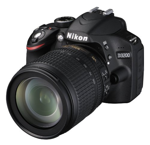 Nikon D3200 +18-105VR , Fotocamera Reflex, Colore Nero, Obiettivo i...