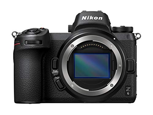 Nikon Z6 Body + FTZ Mount Adattatore Fotocamera Mirrorless Full Frame, CMOS FX da 24.5 MP, 273 Punti AF, Mirino OLED da 3.686k Punti Quad VGA, 4K, LCD 3.2 , Nero, [Nital Card: 4 Anni di Garanzia].