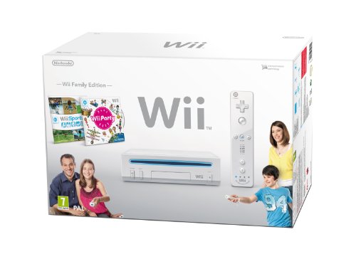 Nintendo Wii Console (White) with Wii Sports and Wii Party [Edizione: Regno Unito]