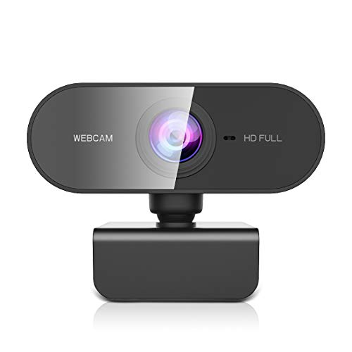 NIYPS Webcam per PC con Microfono Full HD 1080P Webcam USB per PC Fisso,Laptop y Mac,USB 2.0 Videocamera per Videochiamate, Studio, Conferenza, Registrazione, Gioca a Giochi e Lavoro a Casa