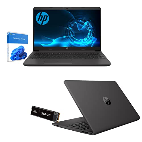 Notebook Pc Hp portatile intel n4020 fino a 2,8 Ghz Display 15,6  Hd,Ram 8Gb Ddr4,Ssd 256 Gb M2 ,Hdmi,USB 3.0,Wifi,Lan, Bluetooth,Webcam,Windows 11 Pro,Open Office,Antivirus