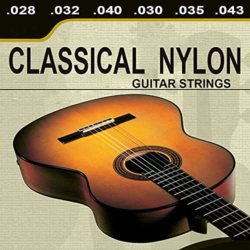 OcioDual 6 Corde di Nylon Classical per Chitarra Classica Guitar Strings Music GF80310
