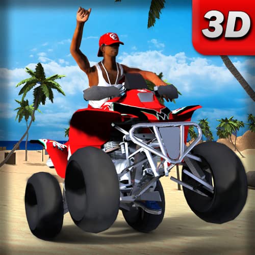 Offroad City Quad ATV Bike Stunt Driving Game: ATV Quad Bike Beach Racing Games 2020
