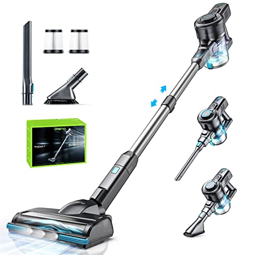 Oraimo Cordless Vacuum Cleaner, 6-in-1 Freestanding Cordless Stick ...