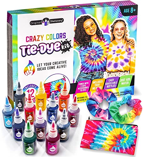 Original Stationery Color Crazy Tie Dye Kit, Set Tutto Compreso Per...