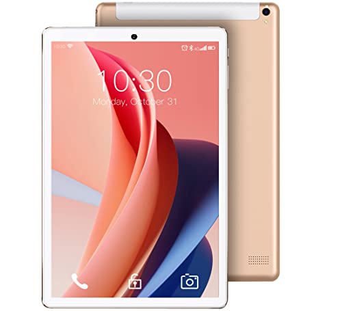 OUZRS Tablet 10 pollici offerte Android - 3 GB RAM + 32 GB ROM | 128GB scalabile, Tablet in offerta 1.6Ghz, Dual SIM 4G + WiFi, 2.5D IPS, 5MP+8MP Camera, Bluetooth,GPS