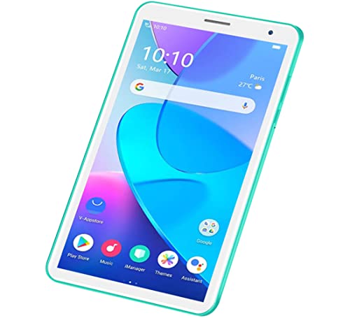 OUZRS Tablet in offerta Android 10-3 GB RAM + 32 GB ROM | 128 GB scalabile, 1.6Ghz, 2.4G WiFi, 2.5D IPS, 2MP+5MP Camera, Bluetooth, Android Tablet,Type-C (8 pollici, verde)