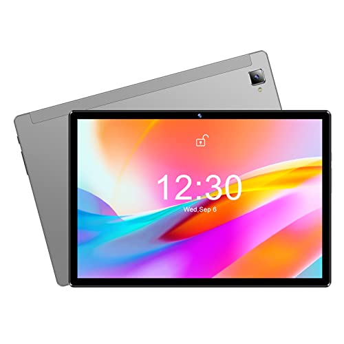OVZIOCO Tablet Android 10 pollici, 4GB RAM 64GB ROM, CPU a 4 core, batteria 6000mAH, 1280 * 800 IPS, tablet Android con custodia protettiva (grigio)