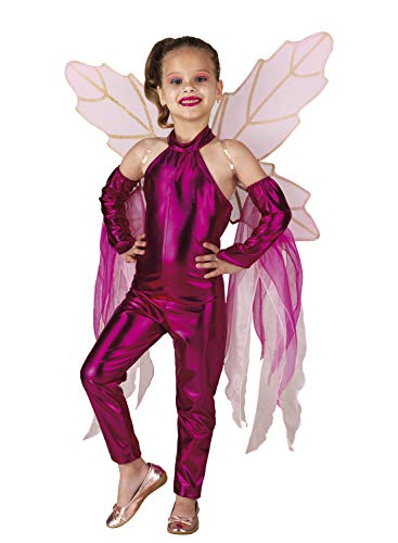 P.D. PRESTIGE & DELUXE Costume Vestito Carnevale WINX fucsia TAGLIA 5 6 7 8 9 10 ANNI (7-8 ANNI altezza bimba o 128 cm)