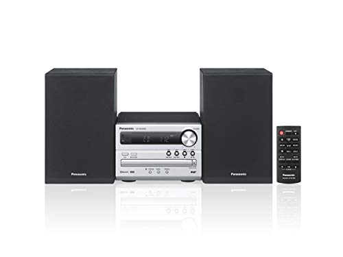 Panasonic SC-PM250BEG-S Sistema Micro, DAB+, CD, MP3, Radio RDS, USB, Bluetooth, 20 Watt RMS, Silver
