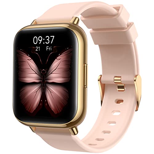 Parsonver Smartwatch per Donna, Smart Watch da 1.69  HD Touch Screen, Orologio Fitness Impermeabile IP68, Orologio Smartwatch con Cardiofrequenzimetro, Smartwatch Sportivo per Android iOS, Rosa