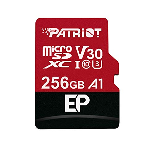 Patriot memory PEF256GEP31MCX 256 GB EP A1 per micro SD card SDXC per telefoni e tablet Android 4 K Video recording