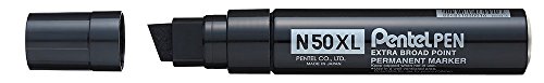Pentel N50XL marcatore permanente XL punta scalpello gigante nero