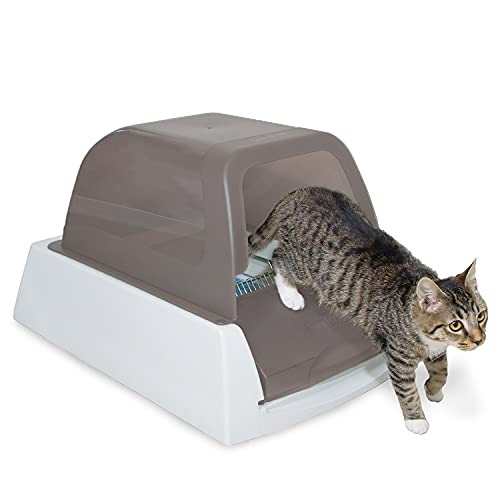 PetSafe Lettiera per gatti ScoopFree ultra autopulente con rastrello automatico, coperchio incluso