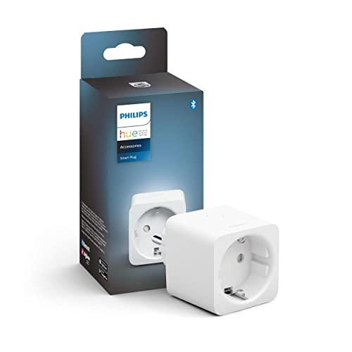 Philips Hue Smart Plug, Presa intelligente, Controllo Tramite Bluetooth, Compatibile con Alexa, Google Home e Apple HomeKit