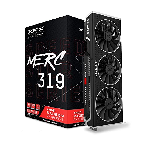 Pine Technology XFX Speedster MERC319 Radeon RX 6900XT Black Gaming...
