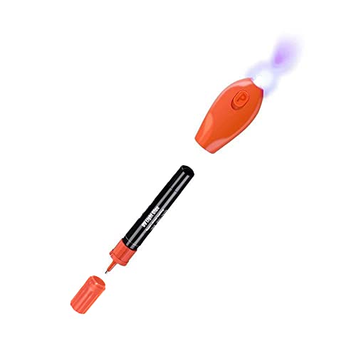 Plextone 5 Second Fix Liquido Plastica Saldatura UV Luce di Riparazione Penna Curante Colla UV Gel Seal Anything Ceramica Gioielli Cavo Acrilico (orange)