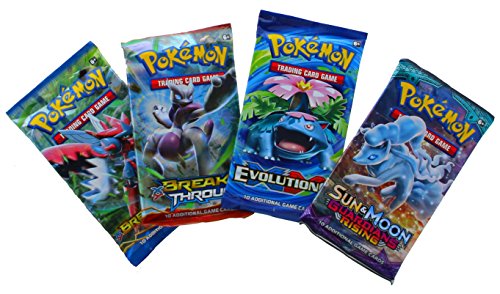 Pokemon TCG: 4 Booster Packs � 40 Cards Total| Value Pack Includes 4 Blister Packs of Random Cards | 100% Authentic