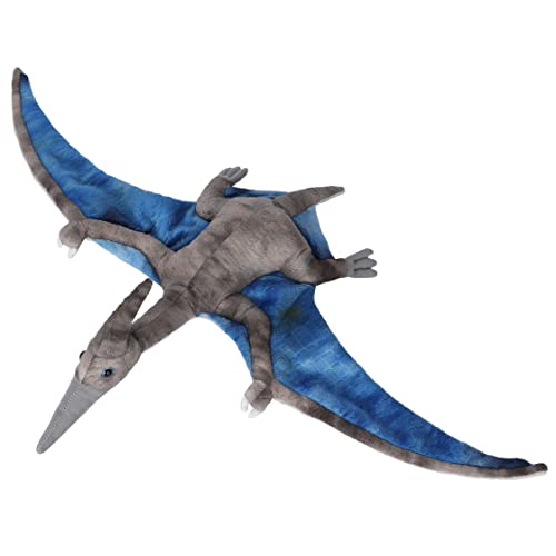 Pterosaur, peluche peluche con dinosauro, peluche, morbido blu soffice cuscino per abbracciare gli amici, regalo per ogni età e occasione (g-0109)