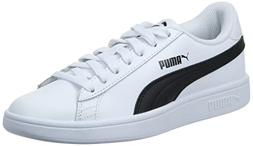 PUMA Smash Wns V2 L, Sneaker Donna, Bianco (White Black), 42 EU
