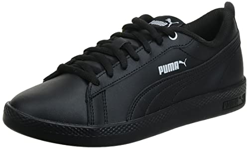 PUMA Smash Wns V2 L, Sneaker Donna, Nero Puma Black Puma Black, 39 EU