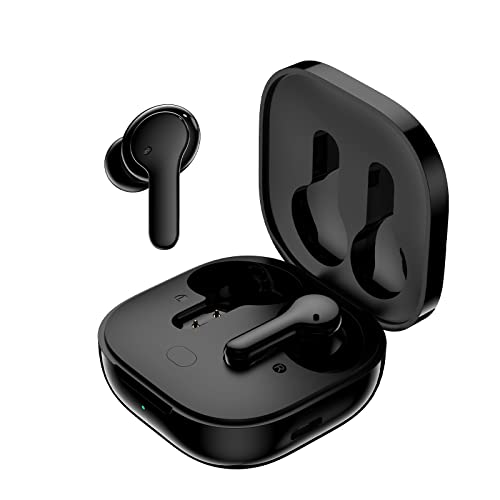 QCY Cuffie Bluetooth, T13 Cancellazione del Rumore Auricolari Bluetooth 5.1 Senza Fili con 4 Microfoni Integrati, 40 Ore di Riproduzione, IPX5 Impermeabili Cuffie Wireless In Ear, Nero