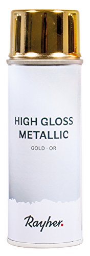 Rayher 34424616 High Gloss Metallic Spray, Oro