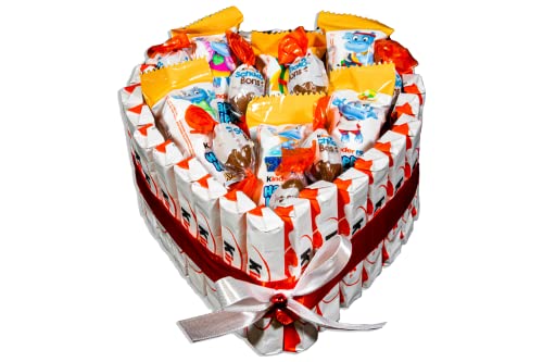 REGALO DULCE Confezione cioccolatini regalo con 39 dolci kinder, sc...