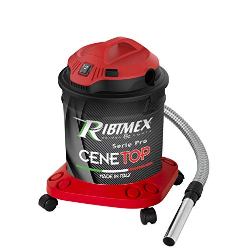 RIBIMEX - Aspiracenere elettrico Cenetop con pulizia filtro, 18 L, ...