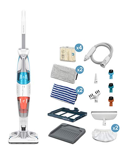 Rowenta RY854-CLEAN & STEAM 3 IN 1 RY8544, Pulitore 2 In 1, Bianco,...