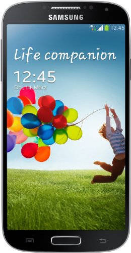 Samsung Galaxy S4 Smartphone, Display 4,9 pollici, Memoria 16GB, Fotocamera 13 MP, LTE, Android 4.2, Nero [EU-Import]
