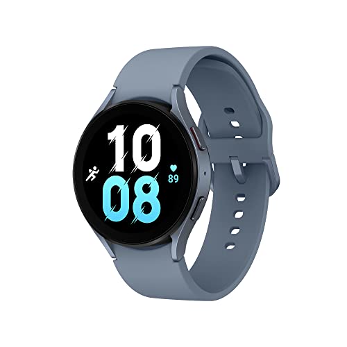 SAMSUNG Galaxy Watch5 44mm Orologio Smartwatch, Monitoraggio Benessere, Fitness Tracker, Batteria a lunga durata, Bluetooth, Sapphire [Versione Italiana]