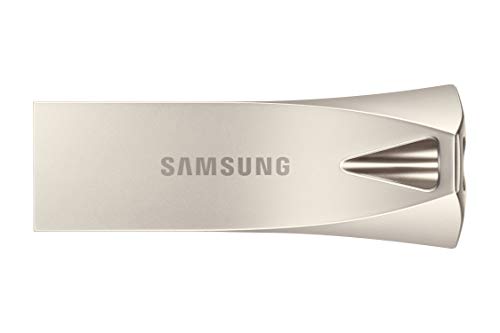 Samsung Memorie Bar Plus USB Flash Drive, USB 3.1, Type-A, Velocità di Lettura Fino a 300 MB s, 64 GB, Argento (MUF-64BE3)
