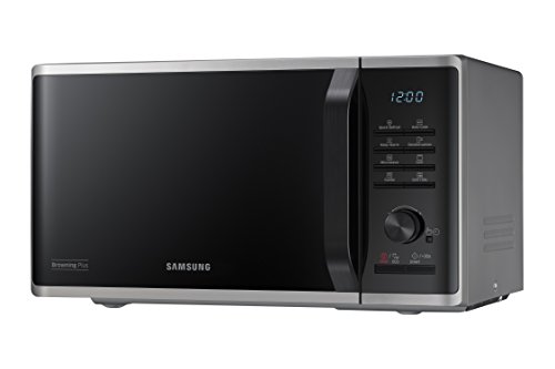 Samsung MG23K3515AS ET Microonde con Grill, 23 l, 800 W, 23 Litri, Argento