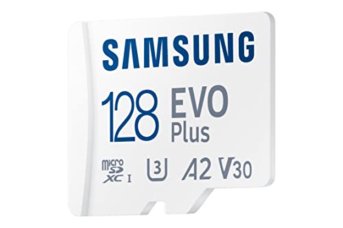 Samsung Scheda di memoria Evo plus 128 GB microSD SDXC U3 classe 10...