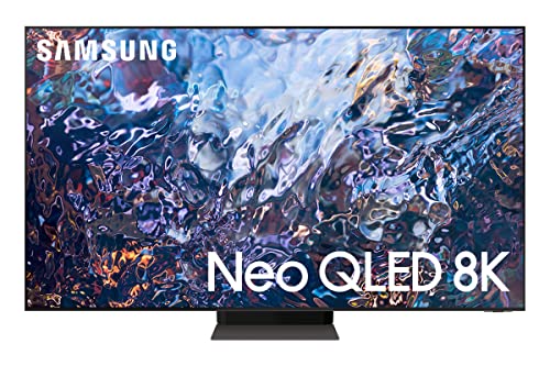 SAMSUNG TV Neo QLED QE55QN700ATXZT, Smart TV 55” Serie QN700A, Neo QLED 8K UHD, Alexa e Google Assistant Integrata, Stainless Steel, 2021, HDMI 2.1, DVB-T2