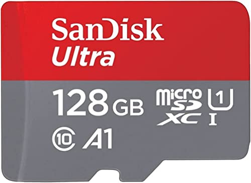 SanDisk Ultra 128 GB microSDXC UHS-I scheda per Chromebook con adattatore SD e velocità di trasferimento fino a 140 MB s