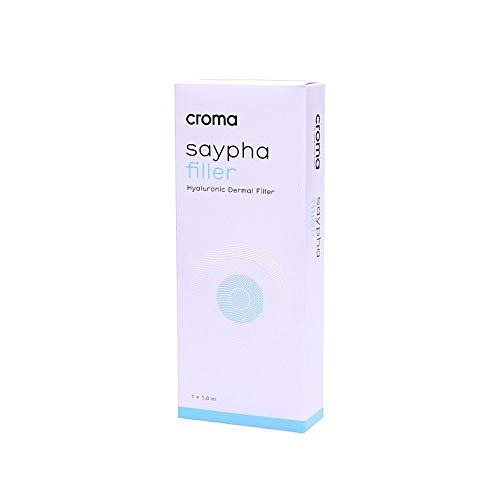 Saypha - Filler per viso e labbra, corregge linee di espressione moderate e rughe (1 flacone da 1 ml)