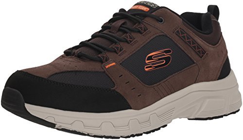 Skechers Oak Canyon, Sneakers Uomo, Marrone Chocolate Black, 44 EU