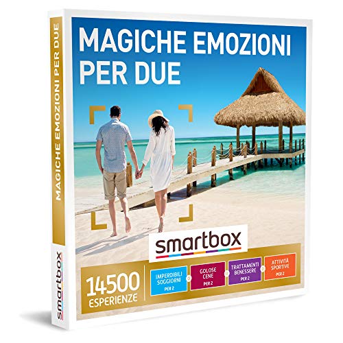 Smartbox - Cofanetto regalo Magiche Emozione3zioni per due - Idea regalo di coppia - Soggiorno o cena o relax o svago per 2 persone