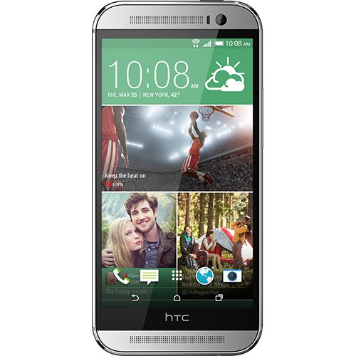 Smartphone HTC One (M8) 12,7 cm (5 ), display LCD, quad core, 2,3 GHz, 2 GB RAM, fotocamera da 5 Megapixel, Radio FM, Android 4.4.2