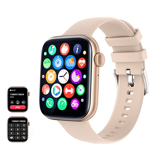 Smartwatch Effettua e rispondi alle chiamate, orologio di 120+ Modalità Sport Salute Fitness Tracker Quadranti personalizzati per telefoni Android Compatibile con iPhone per uomo Donna