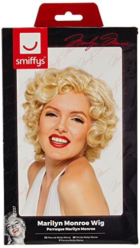 SMIFFYS Smiffy s Licenza Ufficiale Peluca de Marilyn Monroe, Rubia,...