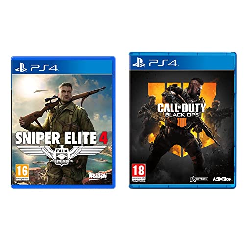 Sniper Elite 4: Italia Ps4- Playstation 4 & Call of Duty: Black Ops IIII - PlayStation 4