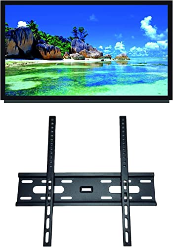 Staffa TV (26 - 55  Pollici) - Porta TV LED, LCD, Oled e Plasma VESA da parete Girevole Supporta fino a 50kg 400X400mm