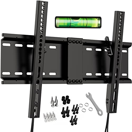 Staffa TV a Parete per TV LCD LED plasma e Curvi da 32-70 pollici, Inclinabile Supporto da Parete per TV, Max VESA 600x400mm, Supporto Ultra Resistente 45 kg